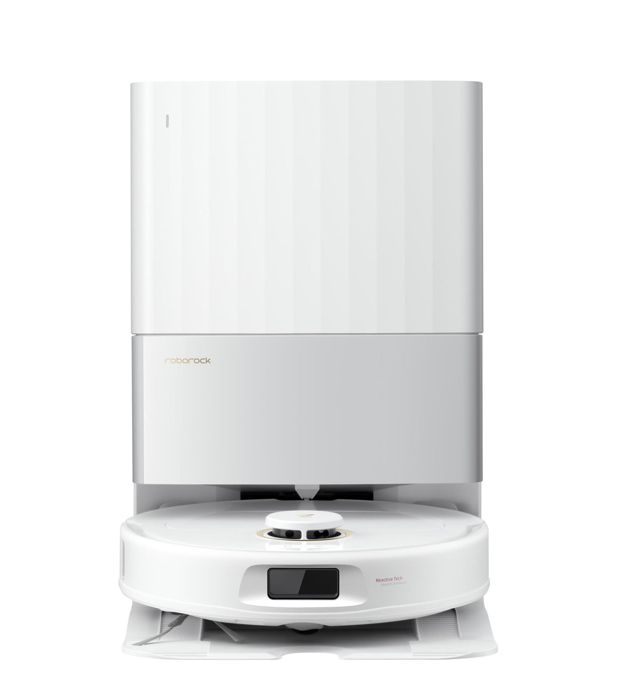 Roborock Qrevo 5AE robotic vacuum cleaner, 12,000 Pa, dry and wet cleaning, LiDAR, FlexiArm, automatic docking, 5200 mAh, white