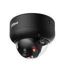 Dahua 8 MP kupolveida IP kamera, 2,8 mm, 110°, Smart Dual Light, IR un silti balta gaisma līdz 30 m, WDR 120 dB, WizSense, SMD 4.0, cilvēku un transportlīdzekļu noteikšana, sejas noteikšana, mikrofons, microSD līdz 512 GB, PoE, IP67, IK10, melna