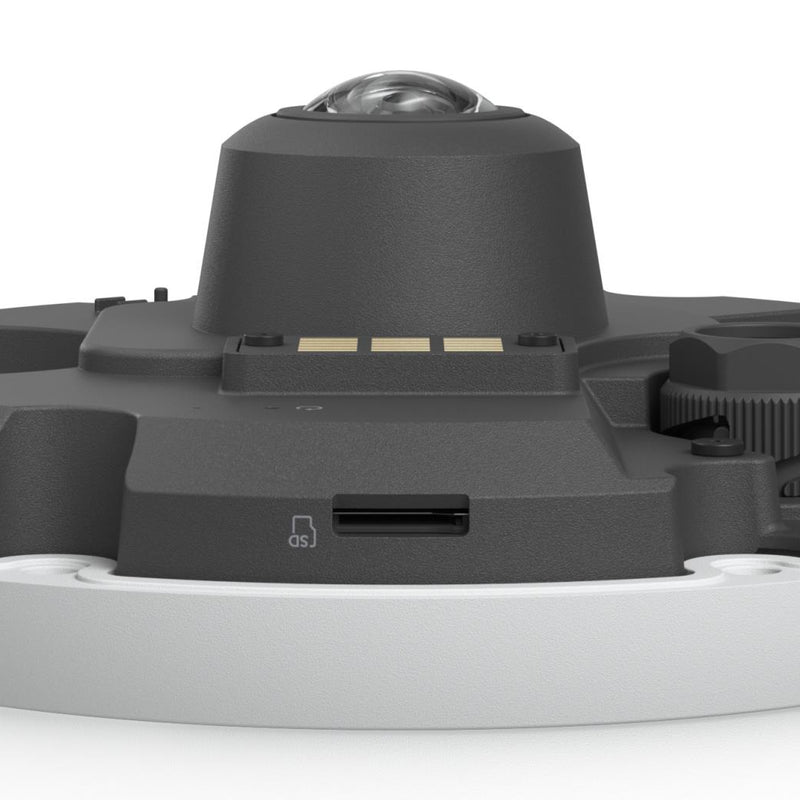Ubiquiti G6 Pro 360 12 MP panorāmas IP kamera, 180° skata leņķis, digitālā PTZ, viedais IR līdz 15 m, cilvēku, transportlīdzekļu un dzīvnieku noteikšana, divvirzienu audio, microSD, PoE+, IP66, IK10, balta