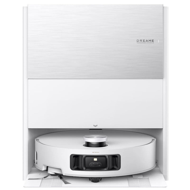 Dreame Aqua10 Roller robotizētais putekļsūcējs, 30 000 Pa, AquaRoll™ mitrā uzkopšana, 100 °C pašattīrīšanās, 6 cm šķēršļu pārvarēšana, 6400 mAh, LiDAR, balts