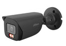 Dahua 5 MP bullet IP kamera, 2,8 mm, 108°, Smart Dual Light, IR un silti balta gaisma līdz 50 m, WDR 120 dB, WizMind, AcuPick, cilvēku un transportlīdzekļu noteikšana, cilvēku skaitīšana, mikrofons, microSD līdz 1 TB, PoE+, IP67, IK10, melna