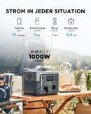 ECOFLOW Pārnēsājamā elektroiekārta RIVER 2 MAX, 512 Wh saules ģenerators ar LiFeP04, ātrā uzlāde 1 stundas laikā, līdz 1000 W jauda, balkona saules sistēma ārkārtas strāvas padevei, kempingam un treileriem.
