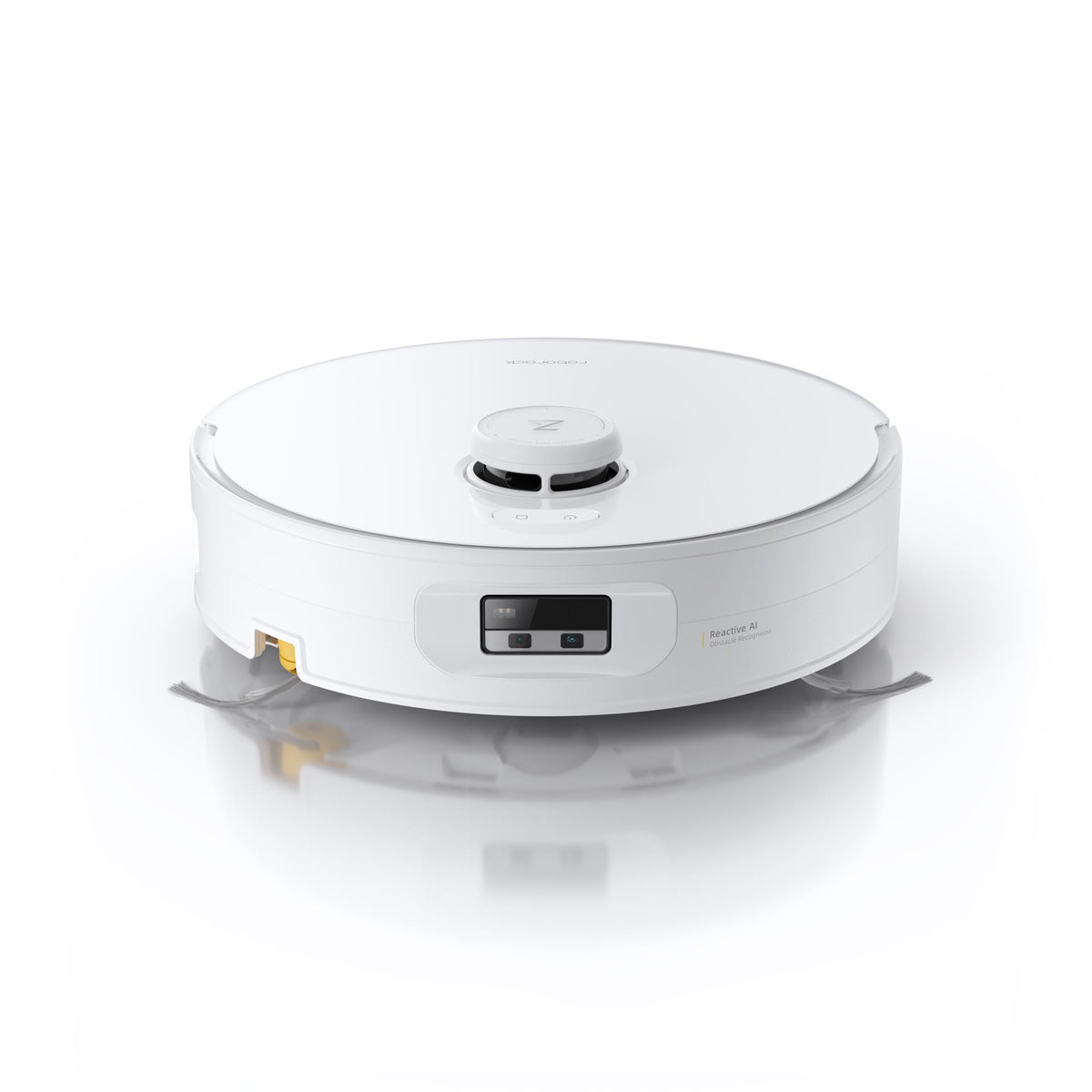 Roborock Qrevo Curv 2 Flow robotic vacuum cleaner, 20,000 Pa, dry and wet cleaning, LiDAR navigation, automatic docking with water refill and wastewater drainage, 5200 mAh, white