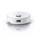 Roborock Qrevo Curv 2 Flow robotizētais putekļsūcējs, 20 000 Pa, sausā un mitrā uzkopšana, LiDAR navigācija, automātiskā dokstacija ar ūdens uzpildi un notekūdeņu novadīšanu, 5200 mAh, balts