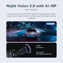 DDPAI Mini 2X ir kompakts auto videoreģistrators ar iebūvētu akumulatoru (~320 mAh rezerves barošanai) un atbalstu līdz 128 GB microSD kartei.