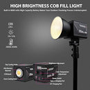 Profesionālā video un foto LED gaisma ZGRL-60 (dimmējama, ar adapteri, 60W)