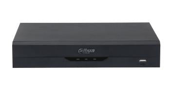 Dahua NVR4108HS-8P-EI, 8 kanālu WizSense tīkla videoreģistrators ar 8 PoE portiem, līdz 16 MP IP kamerām, 1 × SATA līdz 20 TB, 256 Mb/s, SMD Plus, sejas atpazīšana, perimetra aizsardzība, HDMI 4K