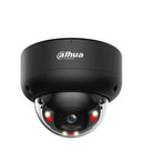 Dahua 8 MP kupolveida IP kamera, 2,8 mm, 110°, Smart Dual Light, IR un silti balta gaisma līdz 30 m, WDR 120 dB, WizSense, SMD 4.0, cilvēku un transportlīdzekļu noteikšana, sejas noteikšana, mikrofons, microSD līdz 512 GB, PoE, IP67, IK10, melna