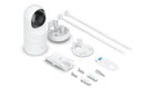 Ubiquiti G5 Flex 4 MP kupolveida IP kamera, 2K, 102,4°, IR nakts redzamība līdz 6 m, H.264, AI notikumu noteikšana, iebūvēts mikrofons, PoE, IPX4, IK04, balta