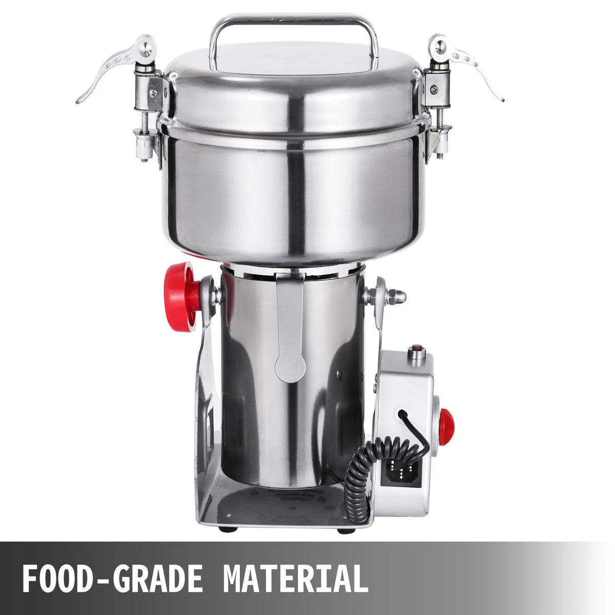 VEVOR Electric Grain Mill 750 g, 2500 W, Food Grade Stainless Steel