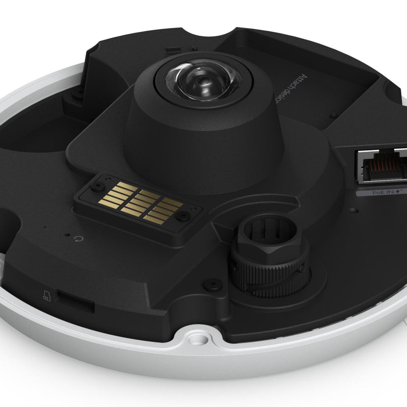 Ubiquiti G6 Pro 360 12 MP panorāmas IP kamera, 180° skata leņķis, digitālā PTZ, viedais IR līdz 15 m, cilvēku, transportlīdzekļu un dzīvnieku noteikšana, divvirzienu audio, microSD, PoE+, IP66, IK10, balta