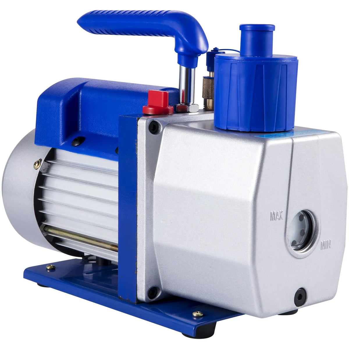VEVOR Single-Stage Rotary Vane Vacuum Pump, 198 l/min, 0.37 kW HVAC Deep Vacuum Pumping