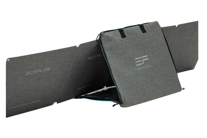 EcoFlow Pārnēsājamais Saules Panelis 110W - monokristālisks, salokāms, efektīvs