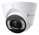 TP-Link VIGI InSight S485 8MP 4K Full-Color turret IP kamera, 4mm, IR/LED 30m, WDR, AI, aktīvā aizsardzība, 2 virzienu audio, PoE, microSD, IP67