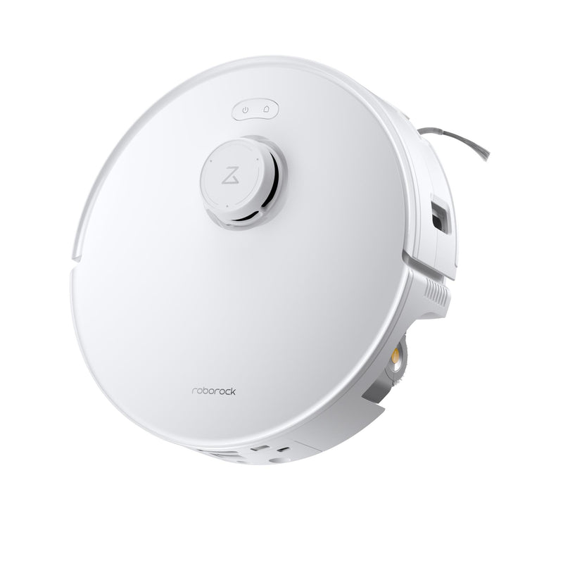 Roborock Qrevo Curv 2 Flow robotizētais putekļsūcējs, 20 000 Pa, sausā un mitrā uzkopšana, LiDAR navigācija, automātiskā dokstacija ar ūdens uzpildi un notekūdeņu novadīšanu, 5200 mAh, balts