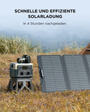 ECOFLOW Pārnēsājamā elektroiekārta RIVER 2 MAX, 512 Wh saules ģenerators ar LiFeP04, ātrā uzlāde 1 stundas laikā, līdz 1000 W jauda, balkona saules sistēma ārkārtas strāvas padevei, kempingam un treileriem.