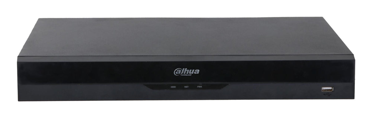 Dahua NVR5216-EI2, 16-канальный сетевой видеорегистратор WizSense, для IP-камер с разрешением до 32 МП, 2 × SATA до 26 ТБ каждый, 448 Мб/с, 8K HDMI, SMD Plus, распознавание лиц, AcuPick и WizSeek
