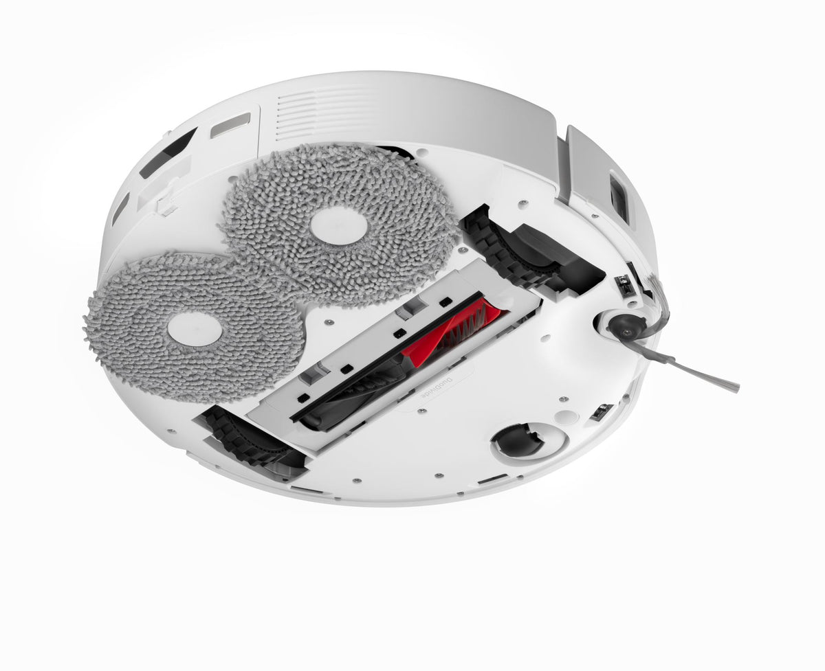 Roborock Qrevo Edge 5V1 QRES02-00, balts, robotizēts putekļsūcējs ar mitro un sauso uzkopšanu, 18 500 Pa, LiDAR, 5200 mAh, FlexiArm, automātisku putekļu iztukšošanu un mopu mazgāšanu