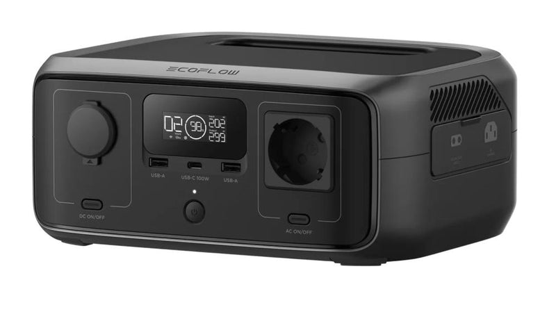 EcoFlow RIVER 3 Portatīvā Elektrocentrāle – 245Wh, 300W, kompaktā jauda ceļā un mājās