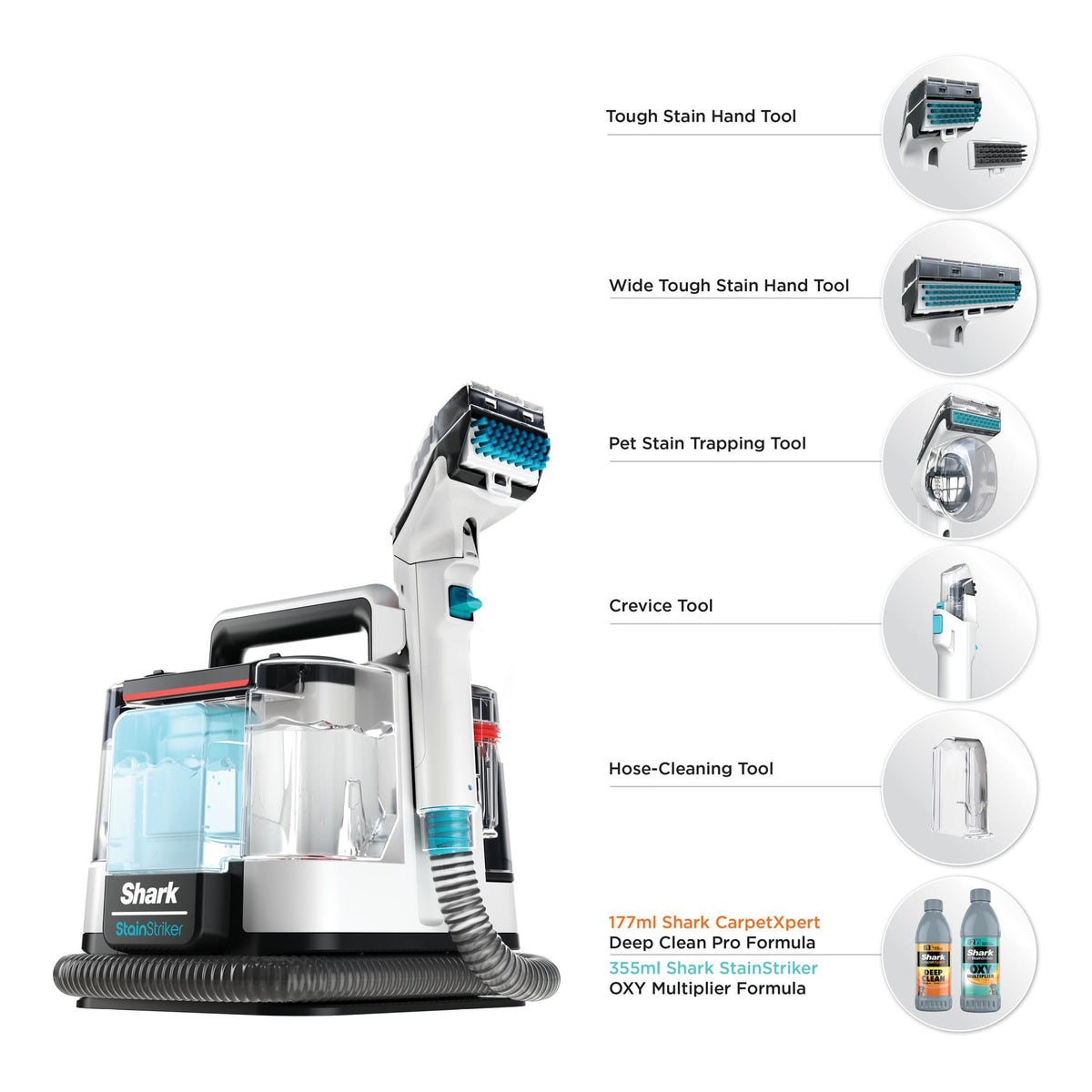 Shark StainStriker PX200EUT portable stain and upholstery cleaner