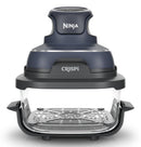 Ninja CRISPi FN101EUGY, 4-in-1 pārnēsājams stikla karstā gaisa friteris, 1700 W, 3,8 l un 1,4 l CleanCrisp tvertnes, Air Fry, Roast, ReCrisp, Keep Warm, tumši zils