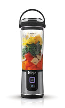 Ninja Blast BC151EUBK, pārnēsājams bezvadu blenderis, 530 ml, USB-C uzlāde, BlastBlade asmens, 7,4 V Li-Ion akumulators, 1 ātrums, melns