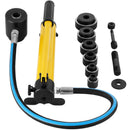 VEVOR 10 t hidrauliskais caurumotājs ar 6 matricām, caurumu diametrs 13–51 mm, rokas instrumentu komplekts metāla un elektrokabeļu kanālu caurumošanai