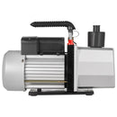 VEVOR profesionāls divpakāpju rotācijas lāpstiņu vakuumsūknis, gaisa plūsma 483 l/min, gala vakuums 15 mikroni, jauda 0,56 kW (3/4 HP)