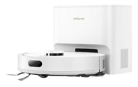 Dreame F20 Plus robotizētais putekļsūcējs ar mitro uzkopšanu, 20 000 Pa, LiDAR navigāciju, automātisko putekļu iztukšošanu, 4 l maisu, 3200 mAh, HEPA, balts