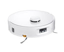 Roborock Qrevo Curv 2 Flow robotizētais putekļsūcējs, 20 000 Pa, sausā un mitrā uzkopšana, LiDAR navigācija, automātiskā dokstacija ar ūdens uzpildi un notekūdeņu novadīšanu, 5200 mAh, balts