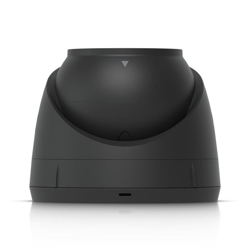 Ubiquiti G5 Turret Ultra 4 MP 2K āra kupolveida IP kamera, 2,8 mm, 102,4°, IR nakts redzamība līdz 30 m, cilvēku, transportlīdzekļu un dzīvnieku noteikšana, mikrofons, PoE, IP66, IK04, melna