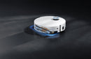 Dreame Aqua10 Ultra Track Complete robotizētais putekļsūcējs, 25 000 Pa, sausā un mitrā uzkopšana, TrackSync, LiDAR, AI šķēršļu noteikšana, automātiskā dokstacija, 6400 mAh, balts
