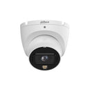 Dahua 6 MP Eyeball IP kamera, 2,8 mm, 110°, Smart Dual Light, IR un silti balta gaisma līdz 30 m, WDR, cilvēku noteikšana, iebūvēts mikrofons, H.265+, PoE, IP67, balta