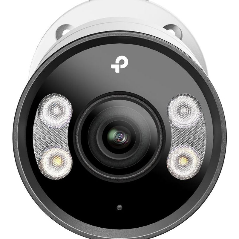 TP-Link VIGI InSight S345 4MP Full-Color bullet IP kamera, 2,8mm, IR/LED 30m, WDR, AI, aktīvā aizsardzība, 2 virzienu audio, PoE, microSD, IP67