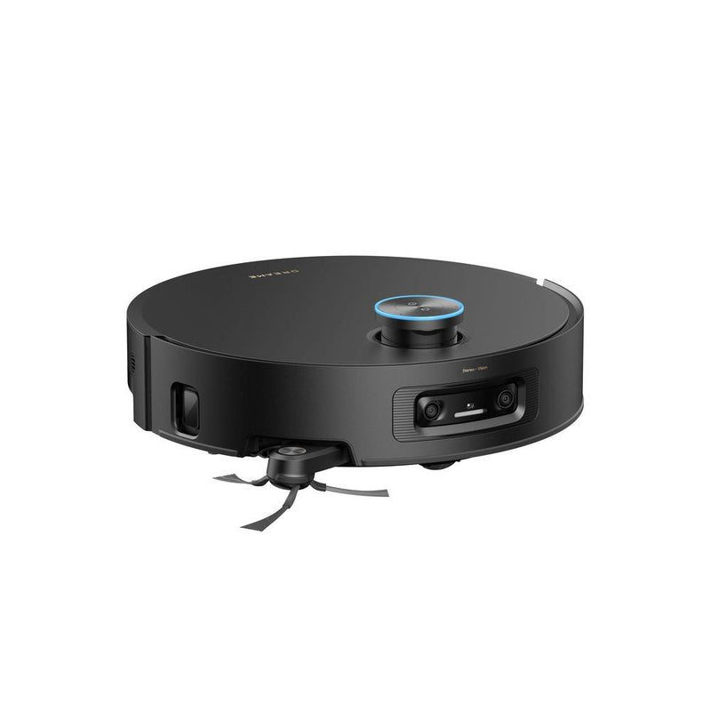 Dreame Aqua10 Ultra Track robotizētais putekļsūcējs ar sauso un mitro uzkopšanu, 25 000 Pa, TrackSync™ rullītis, 45 °C ūdens mazgāšana, VersaLift™ DToF LiDAR, AI šķēršļu atpazīšana, 6400 mAh, melns