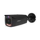 Dahua 6 MP bullet IP kamera, 2,8 mm, 109°,  Smart Dual Light, IR līdz 60 m, silti balta gaisma līdz 50 m, sarkanās/zilās brīdinājuma gaismas un skaņas signalizācija, WizSense, AcuPick, SMD 4.0, 2 mikrofoni, skaļrunis, microSD līdz 512 GB, PoE, IP67, melna