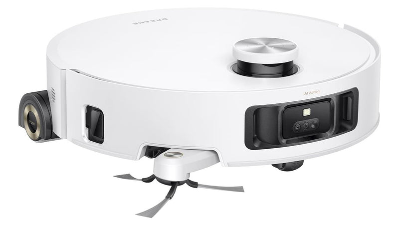 Dreame Aqua10 Roller robotizētais putekļsūcējs, 30 000 Pa, AquaRoll™ mitrā uzkopšana, 100 °C pašattīrīšanās, 6 cm šķēršļu pārvarēšana, 6400 mAh, LiDAR, balts