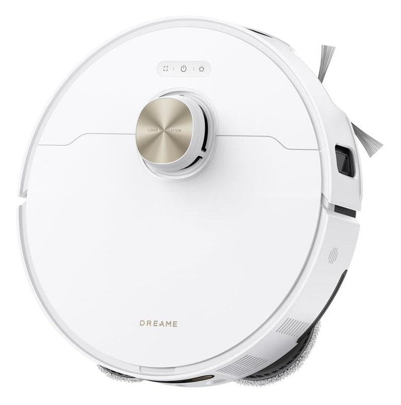 Dreame L50s Pro Ultra robotizētais putekļsūcējs ar mitro uzkopšanu, 30 000 Pa, AI navigāciju, automātisko dokstaciju, 100 °C mopu mazgāšanu, 5200 mAh, balts