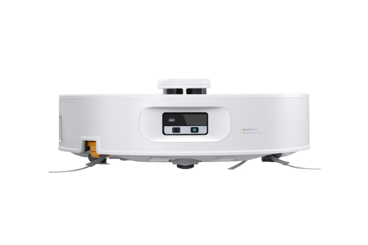 Roborock Qrevo Curv 2 Flow robotic vacuum cleaner, 20,000 Pa, dry and wet cleaning, LiDAR navigation, automatic docking with water refill and wastewater drainage, 5200 mAh, white