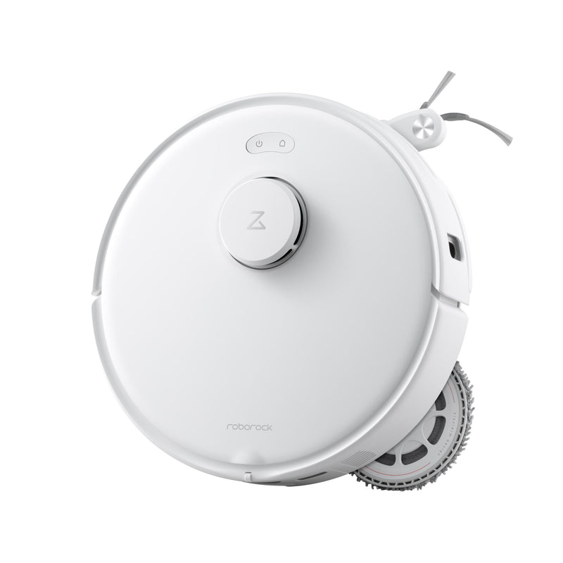 Roborock Qrevo Edge 5V1 QRES02-00, balts, robotizēts putekļsūcējs ar mitro un sauso uzkopšanu, 18 500 Pa, LiDAR, 5200 mAh, FlexiArm, automātisku putekļu iztukšošanu un mopu mazgāšanu