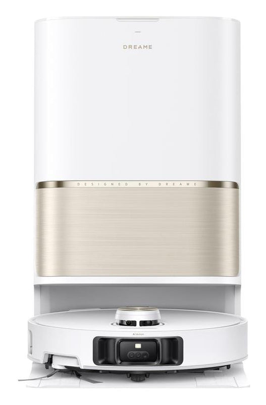 Dreame L50s Pro Ultra robotizētais putekļsūcējs ar mitro uzkopšanu, 30 000 Pa, AI navigāciju, automātisko dokstaciju, 100 °C mopu mazgāšanu, 5200 mAh, balts