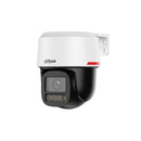 Dahua 4 MP WizColor WizSense aktīvās atturēšanas kupolveida PT IP kamera, 3,6 mm, 97°, H.265, SMD 3.0, perimetra aizsardzība, automātiska izsekošana, divvirzienu audio, PoE, IP66, balta