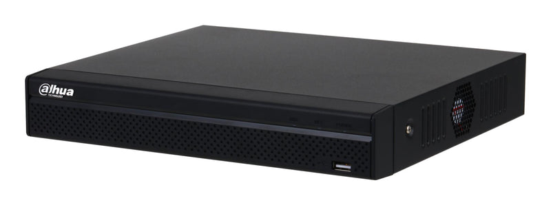 Dahua NVR4104HS-P-4KS3, 4 kanālu 4K tīkla videoreģistrators ar 4 PoE portiem, līdz 12 MP IP kamerām, 1 × SATA līdz 20 TB, SMD Plus, HDMI 4K, Smart H.265+