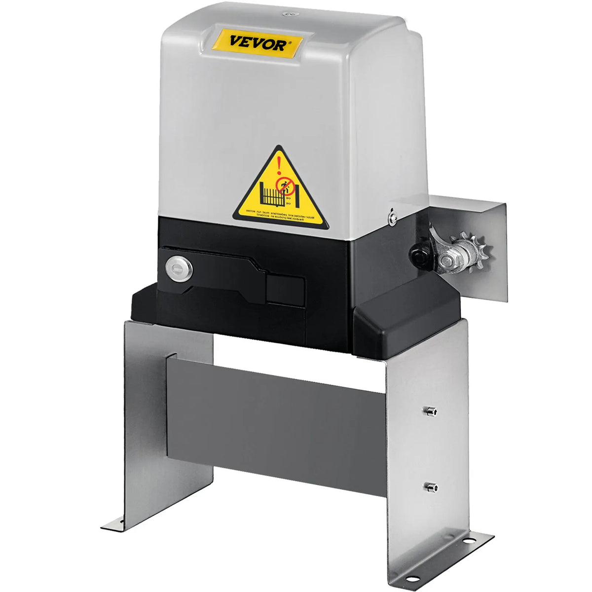 VEVOR Automatic Sliding Gate Opener AC600, Up to 600 kg Load Capacity, 13 m/min Speed, Includes 2 Remote Controls, Basic Model
