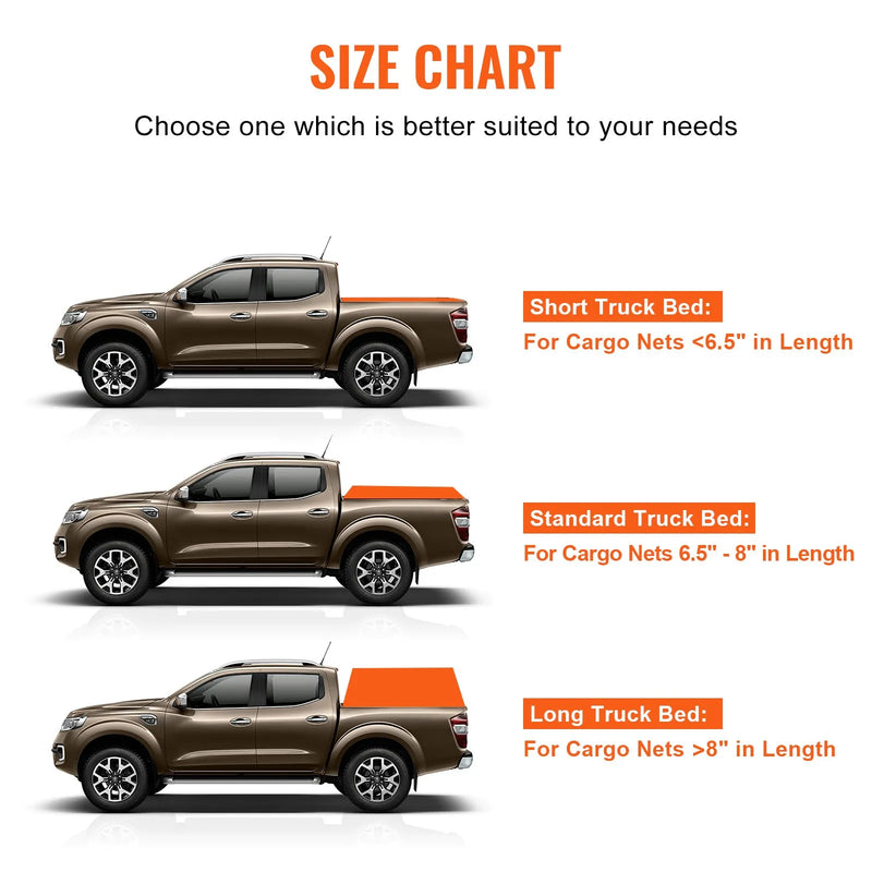 Smagās kravas tīkls 305 × 267 cm ar regulējamām sprādzēm un S-āķiem