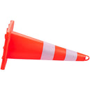 VEVOR 6 gab. 71,1 cm satiksmes konusi ar 2 atstarojošām joslām