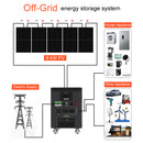14 dienu piegāde_Asgoft 6,6 kWh viss vienā saules enerģijas uzkrāšanas sistēma, LiFePO4 akumulators, 5–10 kW, 51,2 V, MPPT invertors, IP65