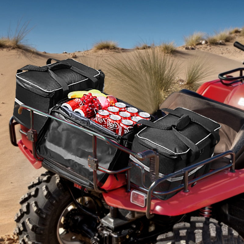 VEVOR 54 L ATV aizmugures kravas soma ar 16 L termo somu un ūdensnecaurlaidīgu pārsegu