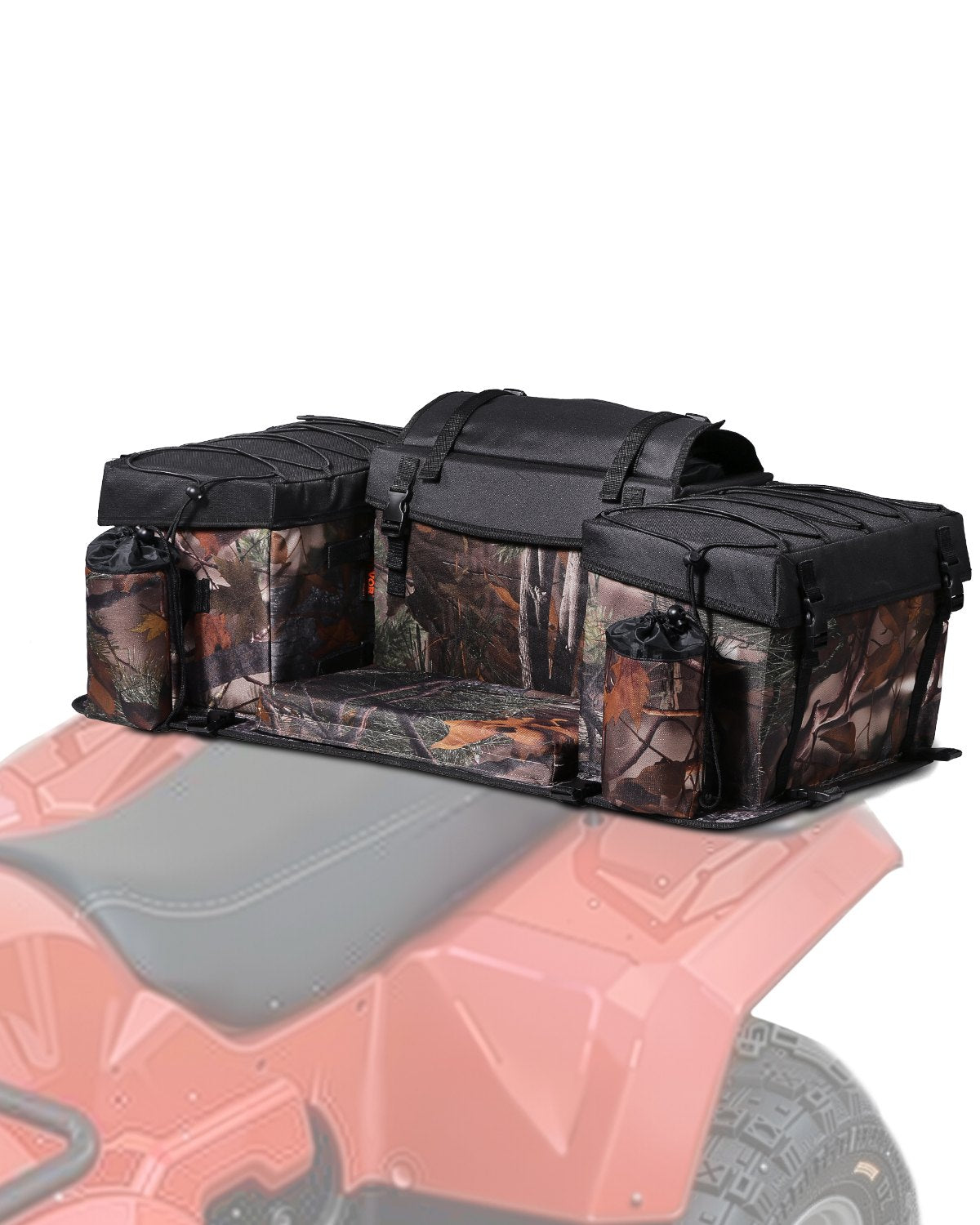 VEVOR 68 L ATV Rear Bag 600D Oxford Fabric with Foam Padding