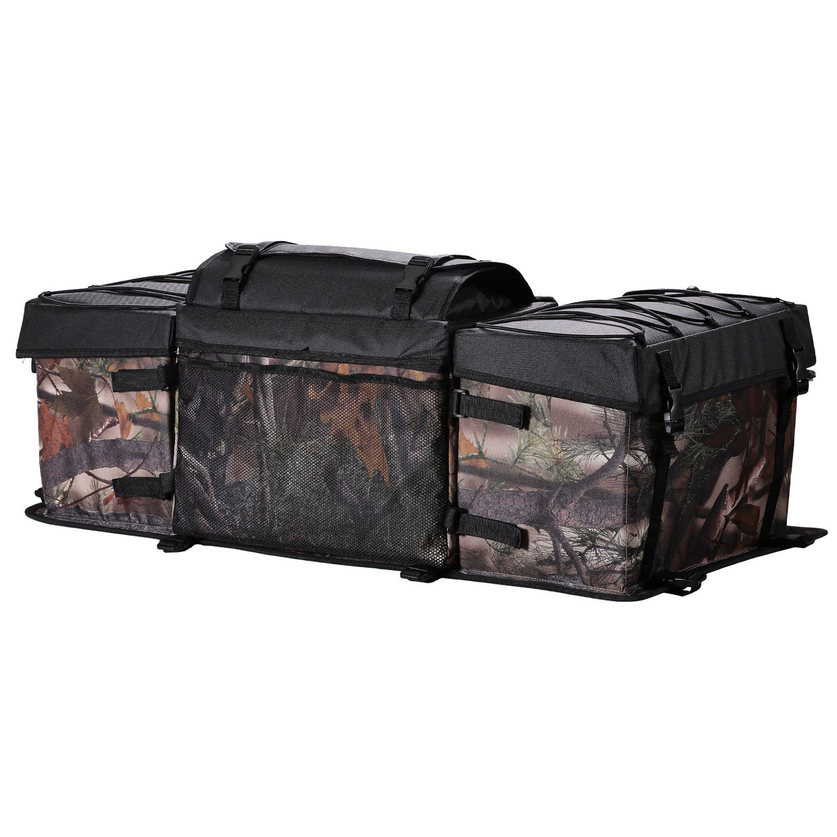 VEVOR 68 L ATV Rear Bag 600D Oxford Fabric with Foam Padding